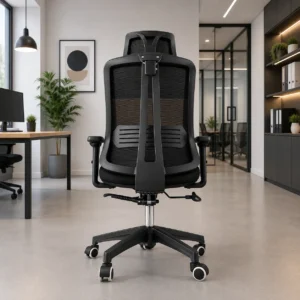Full Black Office Chair EC-07
