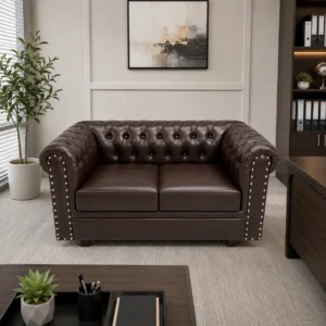 Brown Leather Sofa OS-13